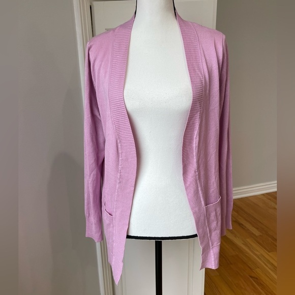 Zenana Outfitters open front gorgeous color cardigan in a size large - Picture 1 of 15
